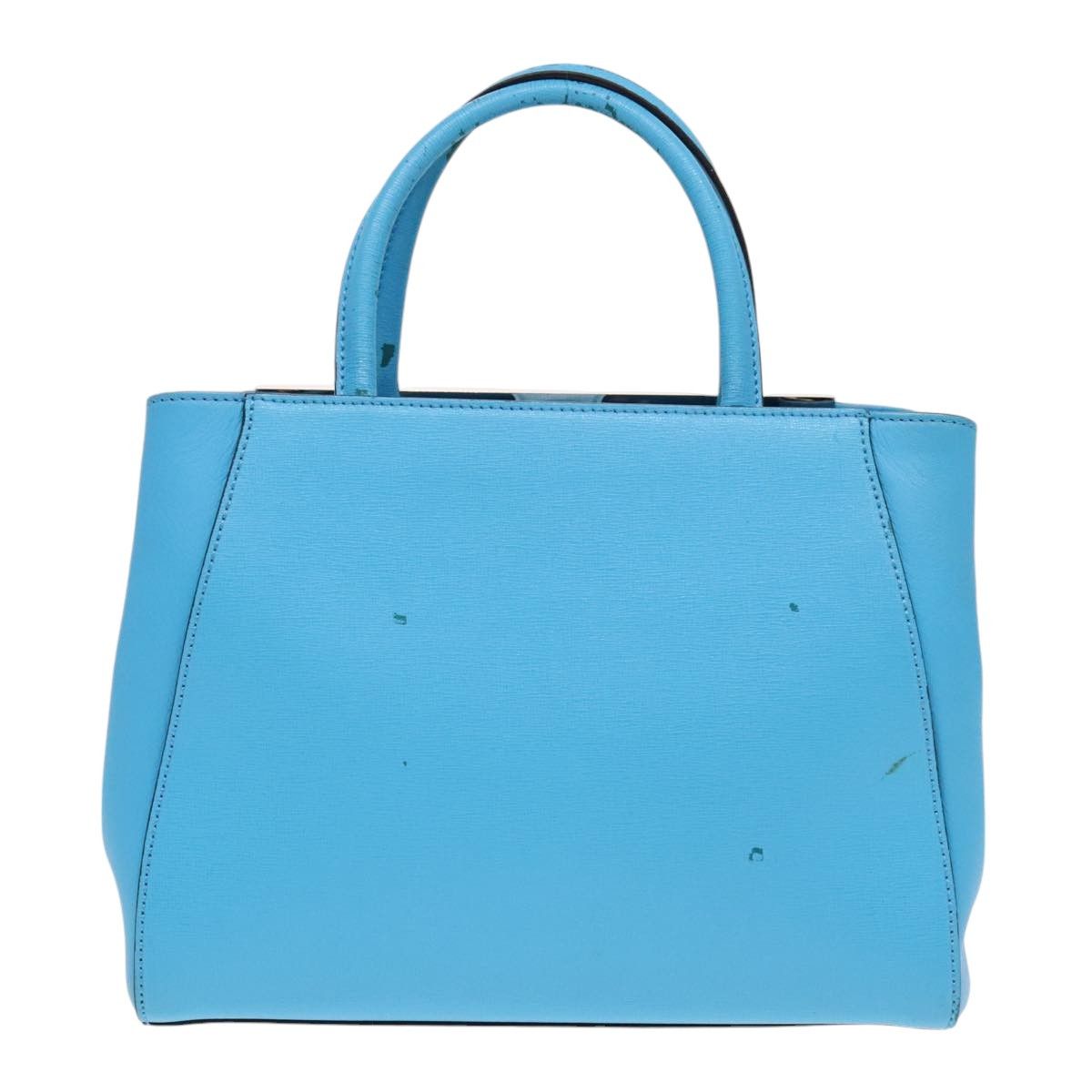 Fendi 2Jours Blue Leather Handbag (Pre-Owned) Size ONE SIZE - 2 Thumbnail