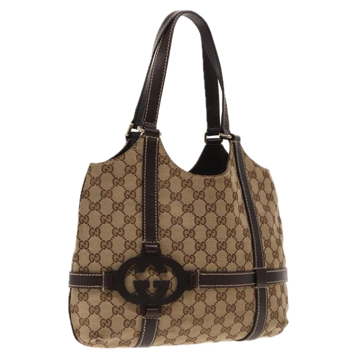 Gucci Beige Canvas Tote Bag (Pre-Owned) Size ONE SIZE - 15 Thumbnail