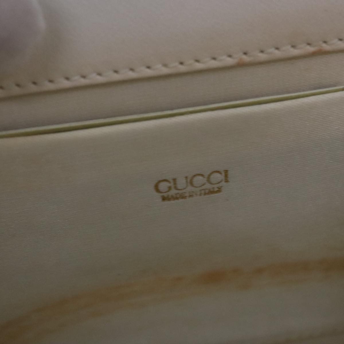 Gucci Bamboo Beige Leather Handbag (Pre-Owned) Size ONE SIZE - 20 Thumbnail