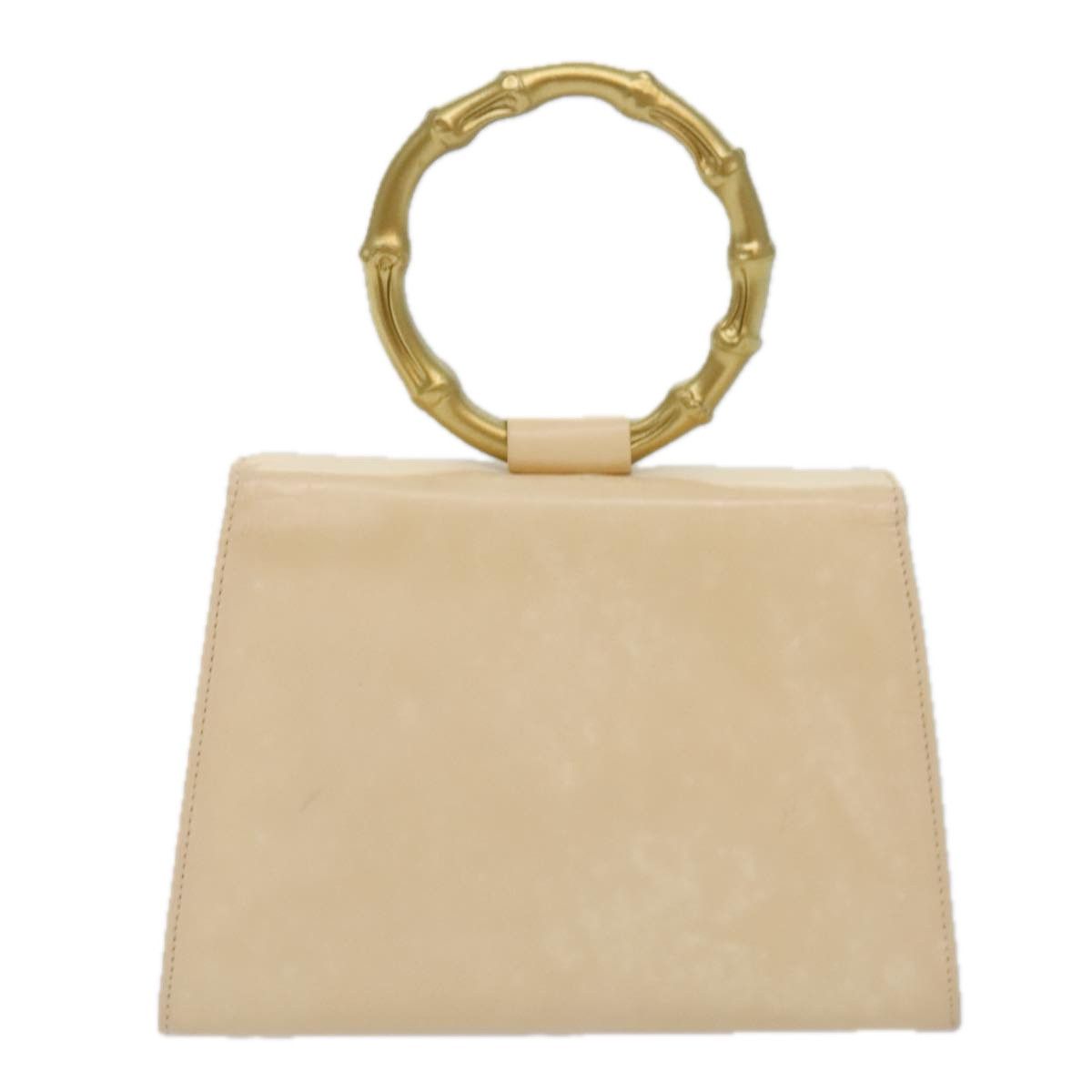 Gucci Bamboo Beige Leather Handbag (Pre-Owned) Size ONE SIZE - 2 Thumbnail