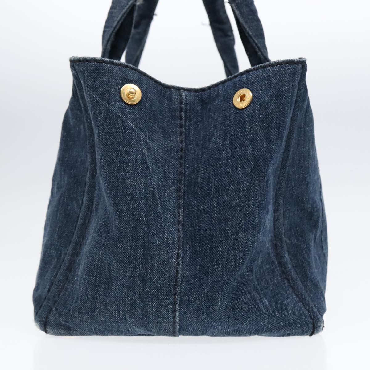 Prada Canapa Blue Denim - Jeans Handbag (Pre-Owned) Size ONE SIZE - 3 Thumbnail
