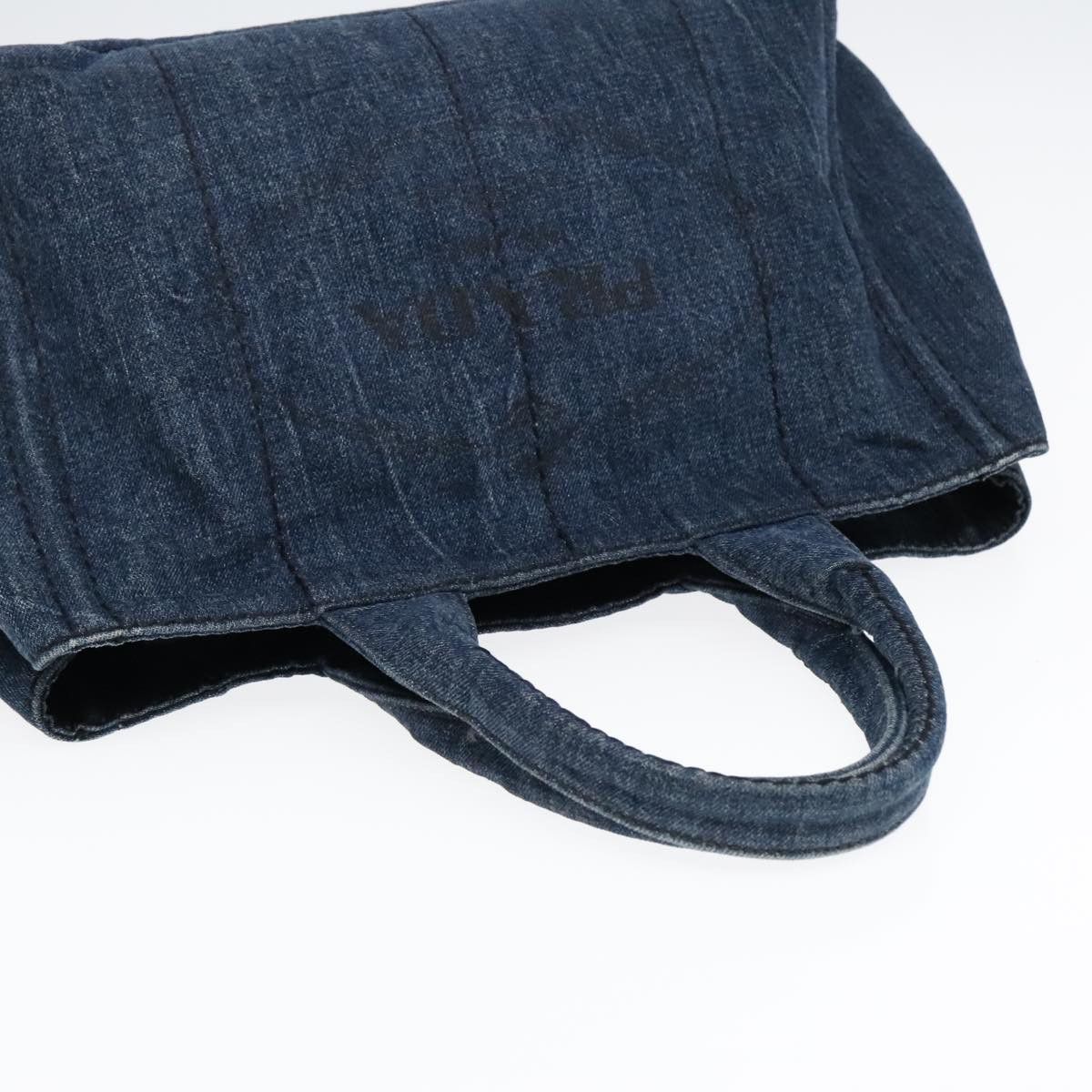 Prada Canapa Blue Denim - Jeans Handbag (Pre-Owned) Size ONE SIZE - 15 Thumbnail