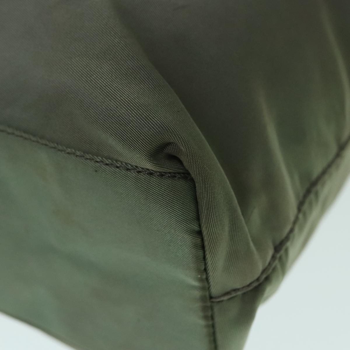 Prada Khaki Synthetic Tote Bag (Pre-Owned) Size ONE SIZE - 10 Thumbnail