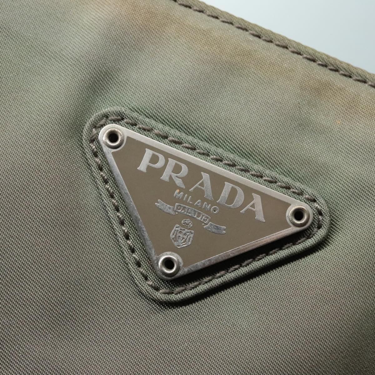 Prada Khaki Synthetic Tote Bag (Pre-Owned) Size ONE SIZE - 19 Thumbnail