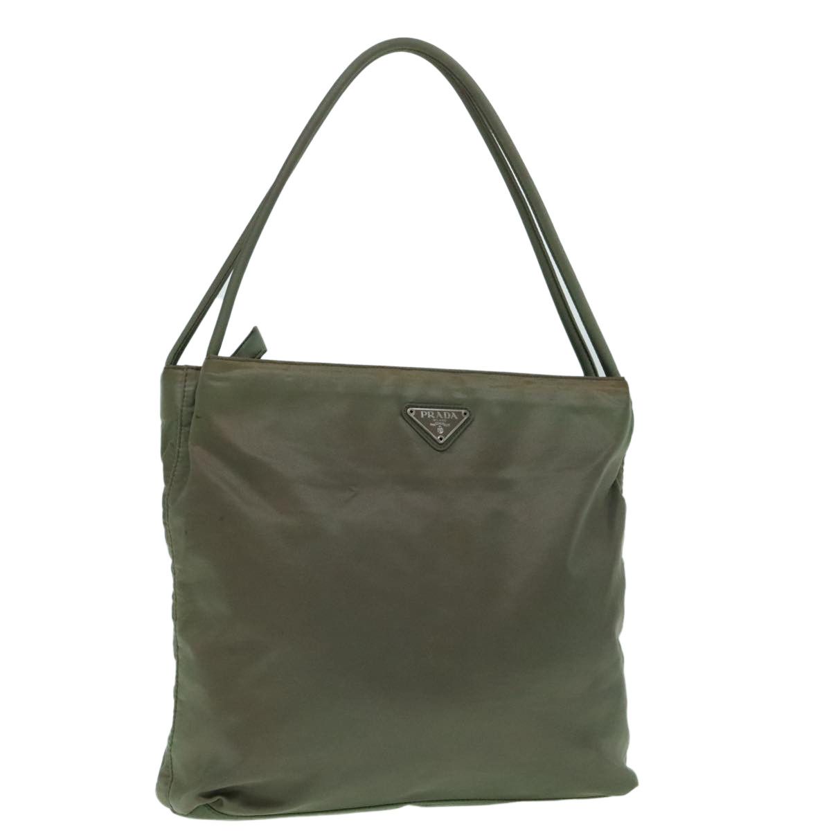 Prada Khaki Synthetic Tote Bag (Pre-Owned) Size ONE SIZE - 12 Thumbnail