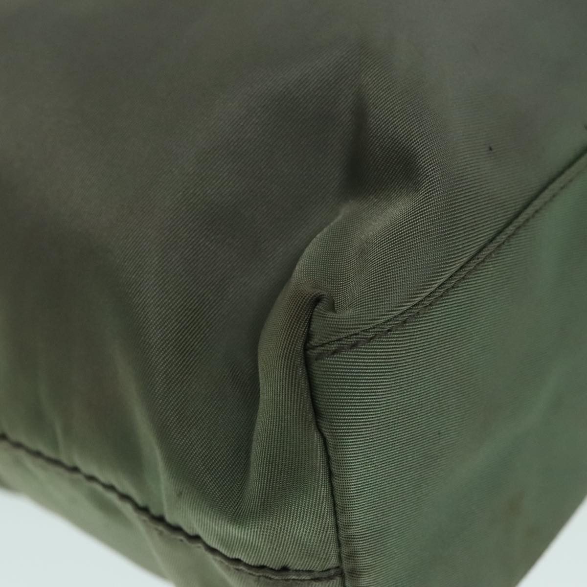 Prada Khaki Synthetic Tote Bag (Pre-Owned) Size ONE SIZE - 17 Thumbnail