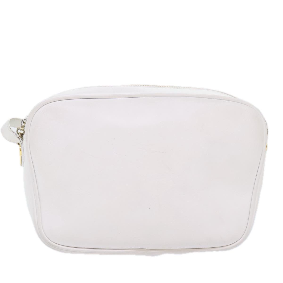 Salvatore Ferragamo White Leather Shoulder Bag (Pre-Owned) Size ONE SIZE - 14 Thumbnail