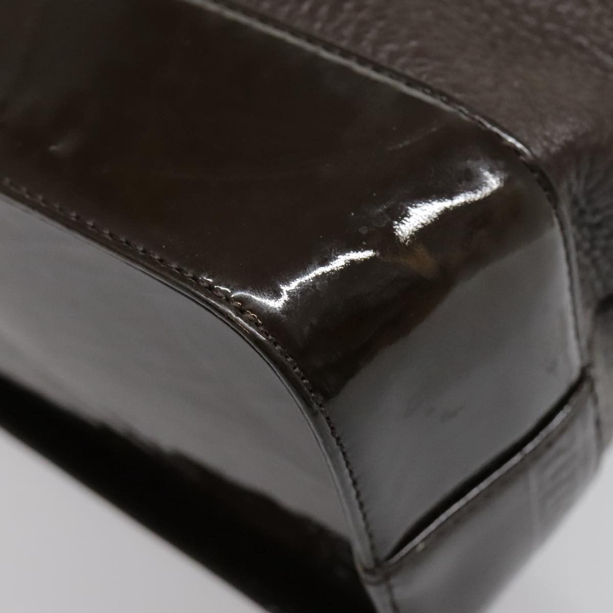Versace Brown Leather Handbag (Pre-Owned) Size ONE SIZE - 8 Thumbnail
