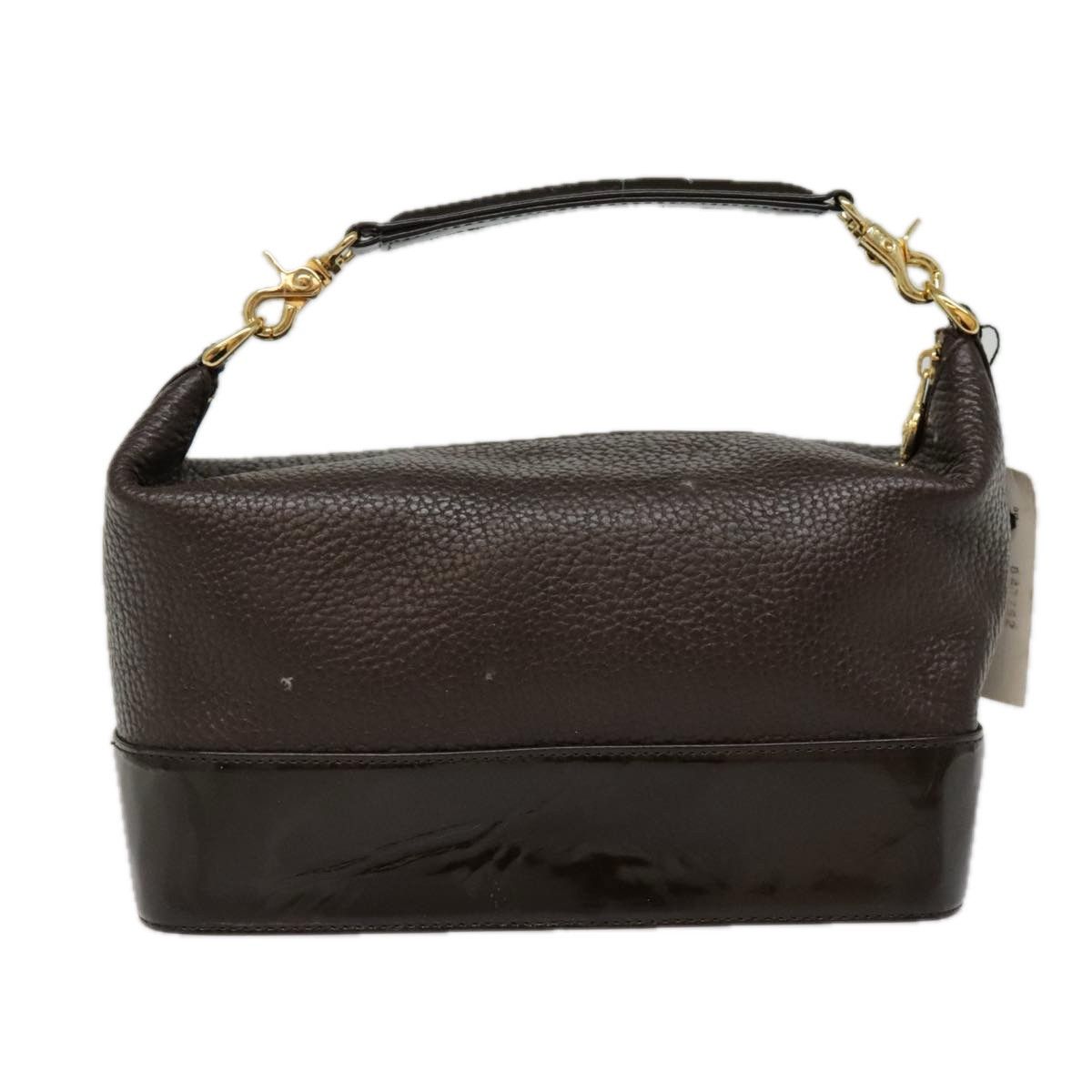 Versace Brown Leather Handbag (Pre-Owned) Size ONE SIZE - 2 Thumbnail
