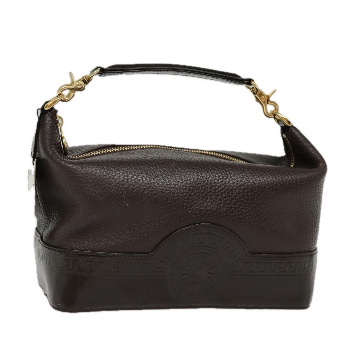 Versace Brown Leather Handbag (Pre-Owned) Size ONE SIZE - 17 Thumbnail