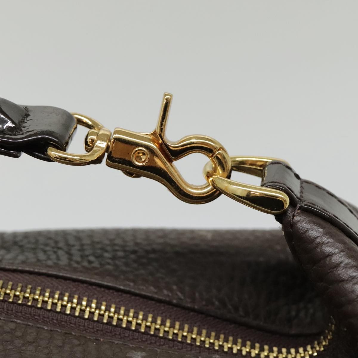 Versace Brown Leather Handbag (Pre-Owned) Size ONE SIZE - 10 Thumbnail