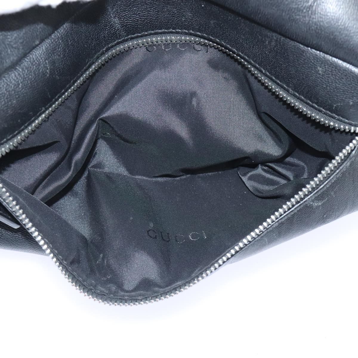 Gucci -- Black Leather Clutch Bag (Pre-Owned) Size ONE SIZE - 19 Thumbnail