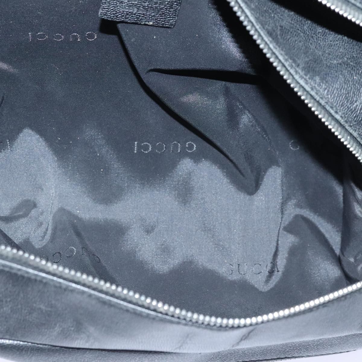 Gucci -- Black Leather Clutch Bag (Pre-Owned) Size ONE SIZE - 8 Thumbnail