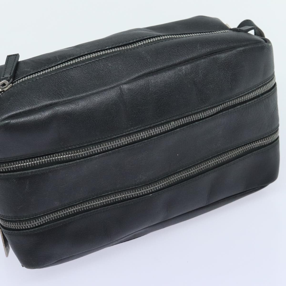 Gucci -- Black Leather Clutch Bag (Pre-Owned) Size ONE SIZE - 11 Thumbnail