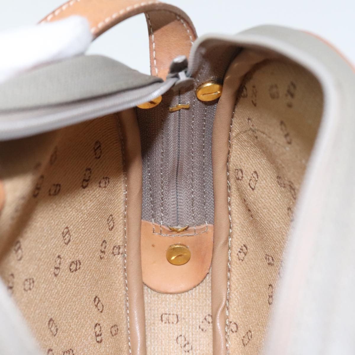Dior Grey Canvas Shoulder Bag (Pre-Owned) Size ONE SIZE - 19 Thumbnail