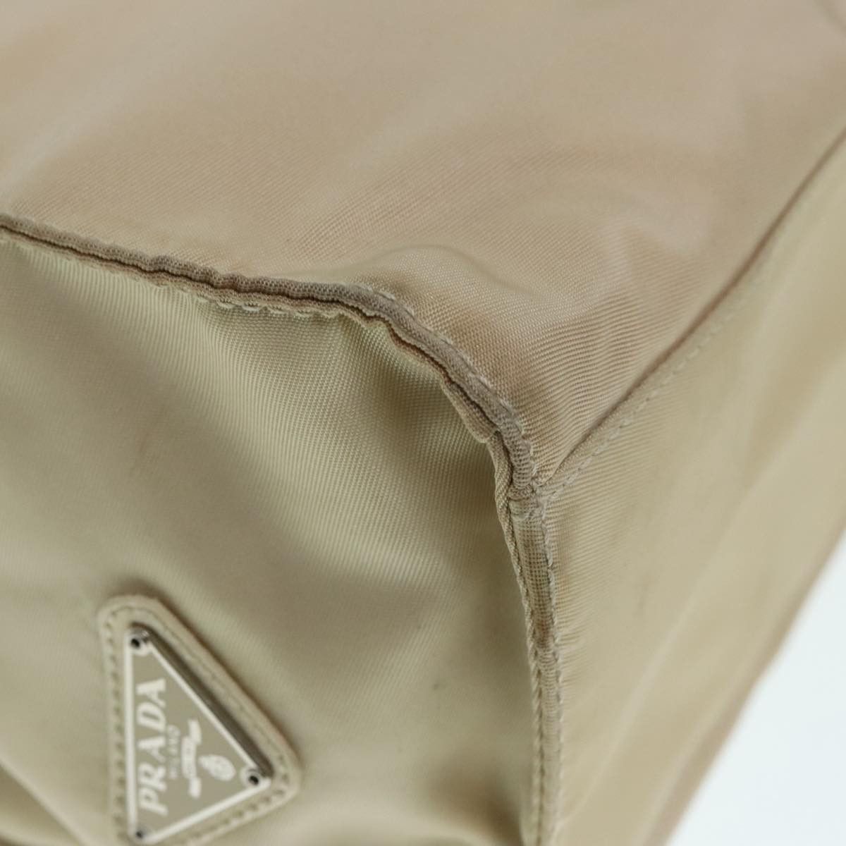Prada Re-Nylon Beige Synthetic Handbag (Pre-Owned) Size ONE SIZE - 7 Thumbnail