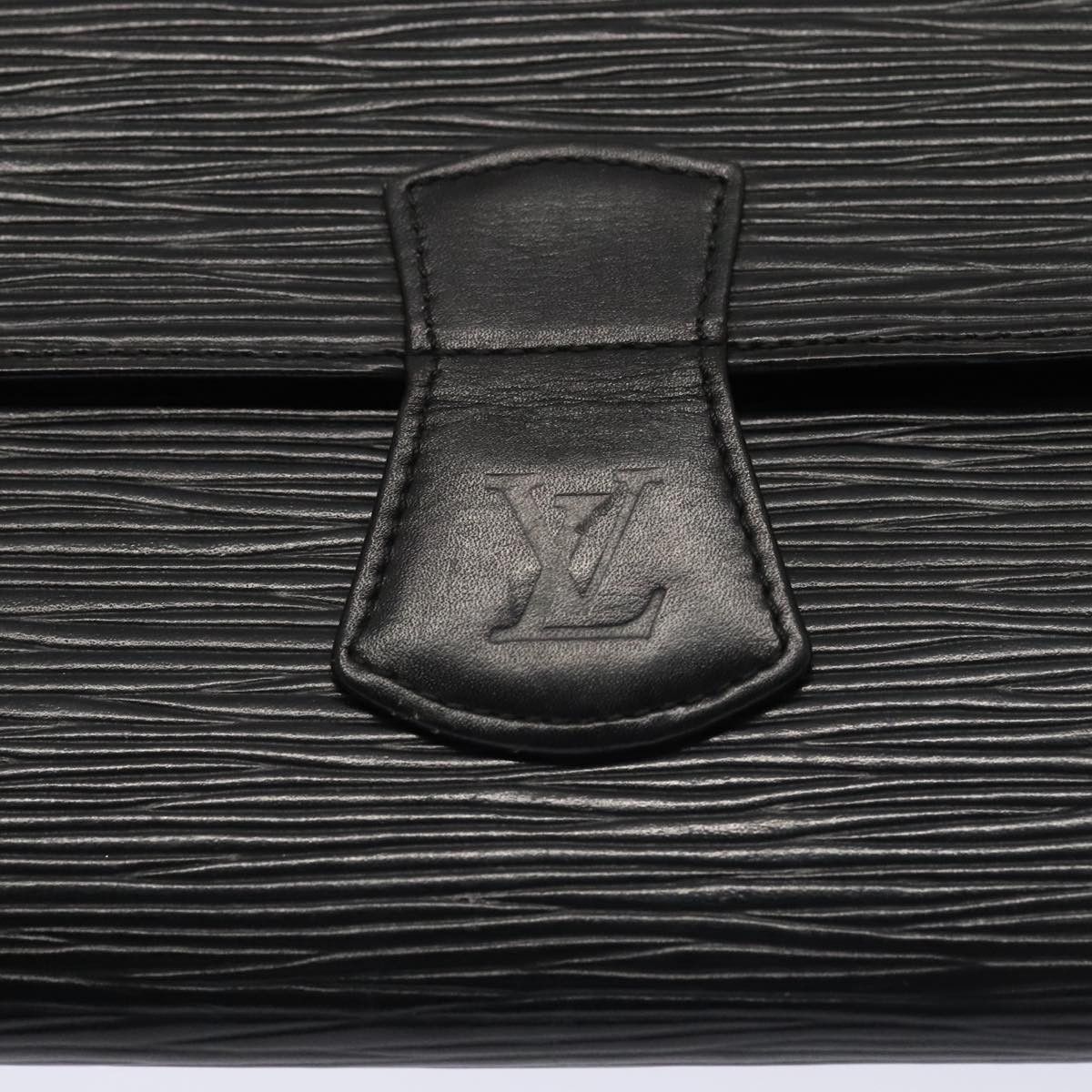 Louis Vuitton Rouleau Black Leather Clutch Bag (Pre-Owned) Size ONE SIZE - 16 Thumbnail