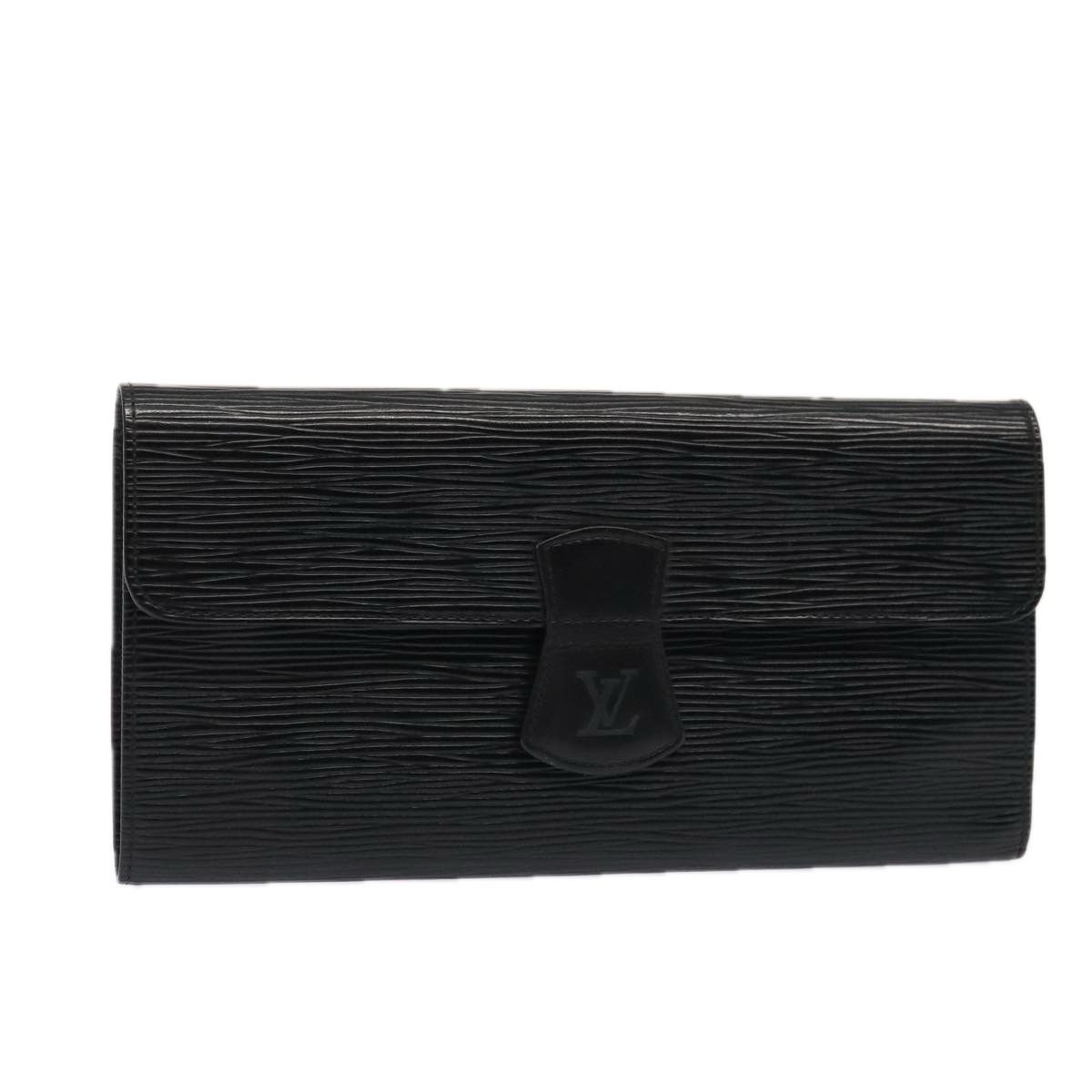 Louis Vuitton Rouleau Black Leather Clutch Bag (Pre-Owned) Size ONE SIZE - 15 Thumbnail