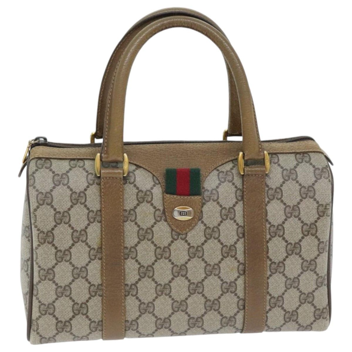 Gucci Gg Canvas Beige Canvas Handbag (Pre-Owned) Size ONE SIZE - 18 Thumbnail