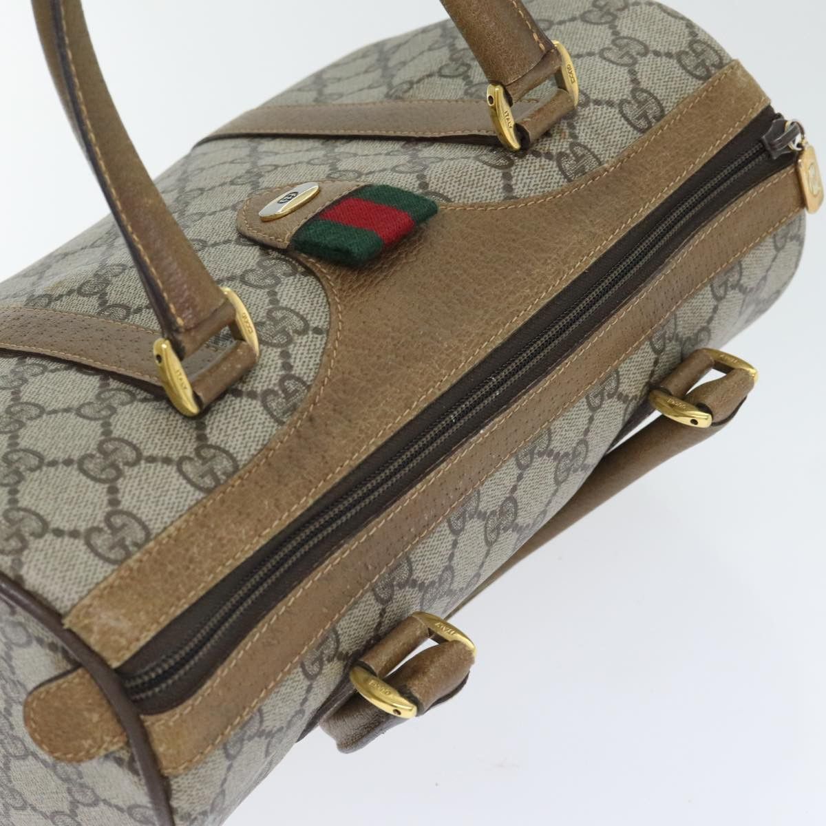 Gucci Gg Canvas Beige Canvas Handbag (Pre-Owned) Size ONE SIZE - 10 Thumbnail
