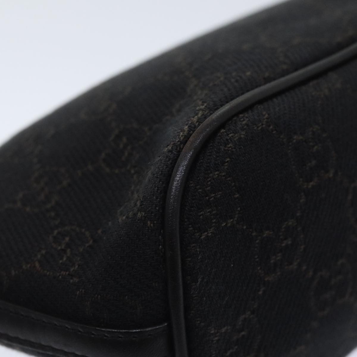 Gucci Baguette Black Canvas Clutch Bag (Pre-Owned) Size ONE SIZE - 10 Thumbnail
