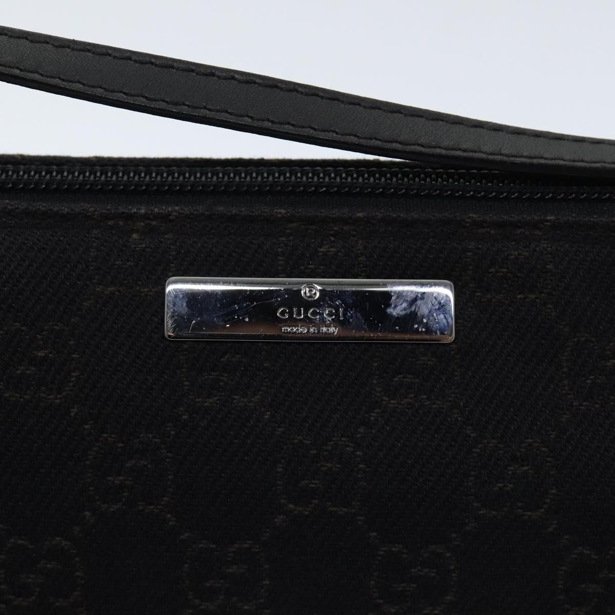 Gucci Baguette Black Canvas Clutch Bag (Pre-Owned) Size ONE SIZE - 19 Thumbnail