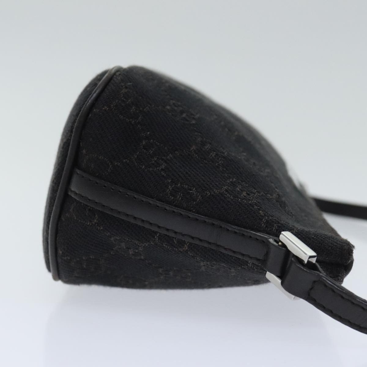 Gucci Baguette Black Canvas Clutch Bag (Pre-Owned) Size ONE SIZE - 3 Thumbnail