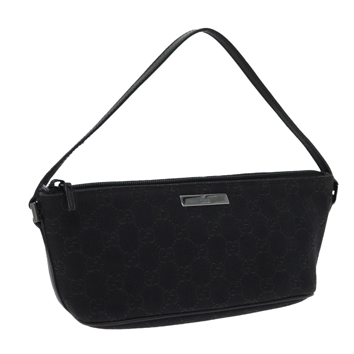Gucci Baguette Black Canvas Clutch Bag (Pre-Owned) Size ONE SIZE - 16 Thumbnail