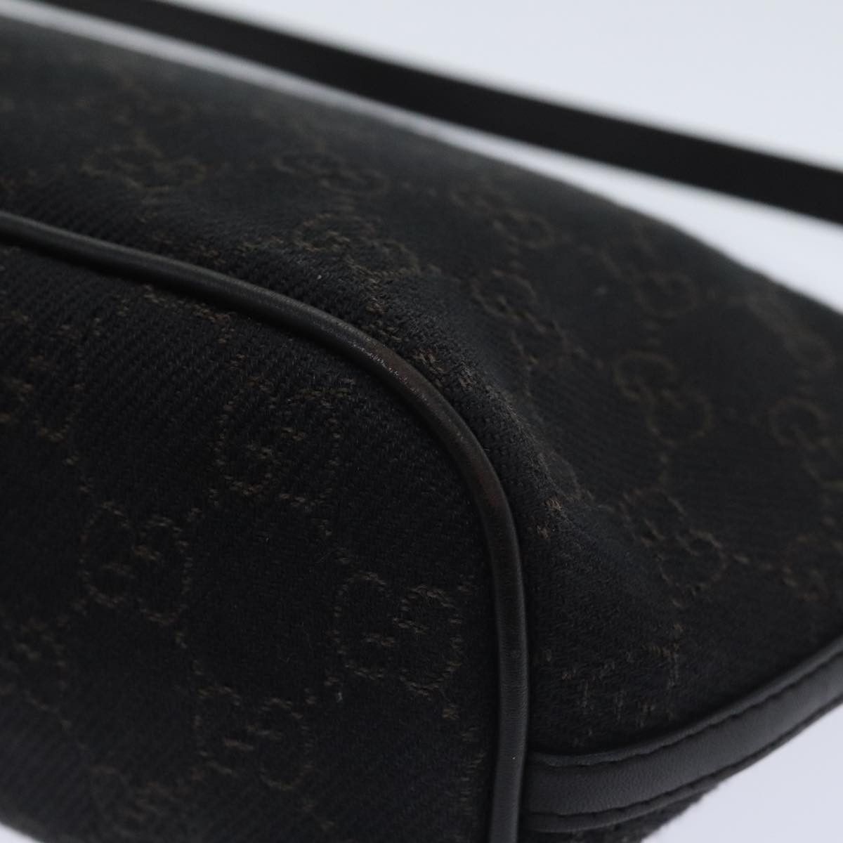 Gucci Baguette Black Canvas Clutch Bag (Pre-Owned) Size ONE SIZE - 9 Thumbnail