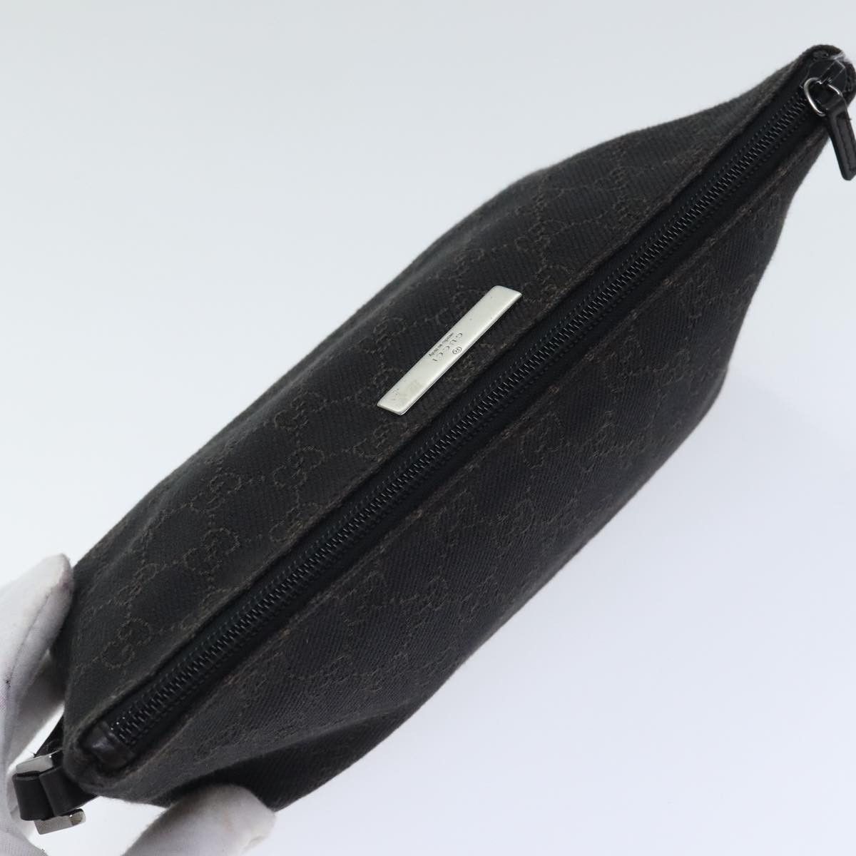 Gucci Baguette Black Canvas Clutch Bag (Pre-Owned) Size ONE SIZE - 17 Thumbnail