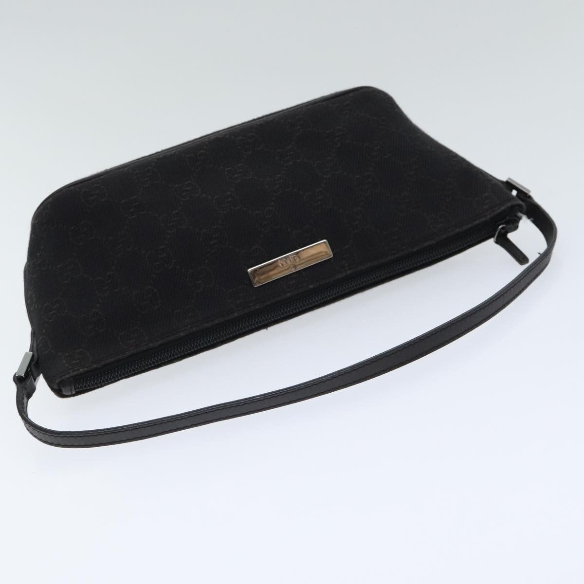 Gucci Baguette Black Canvas Clutch Bag (Pre-Owned) Size ONE SIZE - 5 Thumbnail