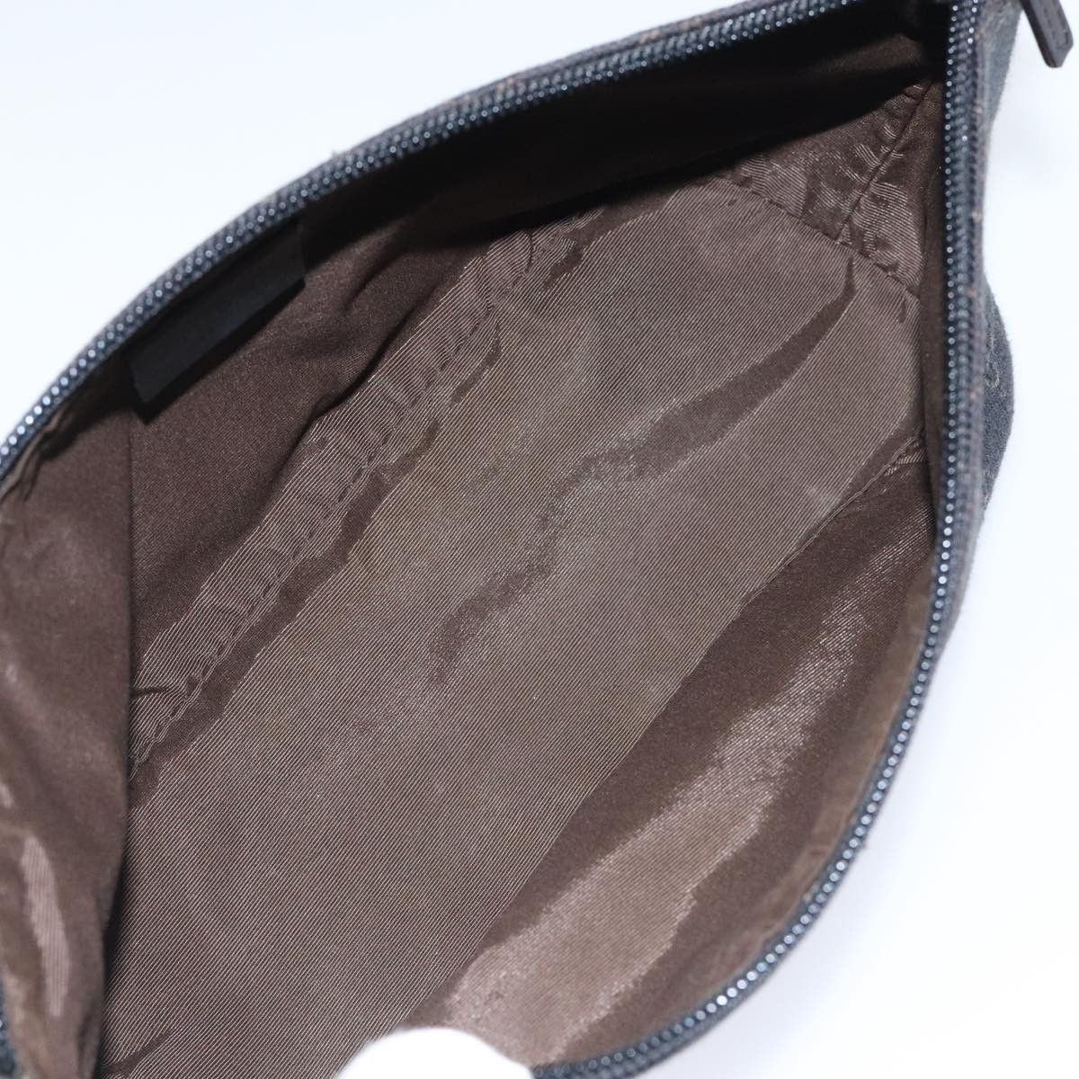 Gucci Baguette Black Canvas Clutch Bag (Pre-Owned) Size ONE SIZE - 12 Thumbnail