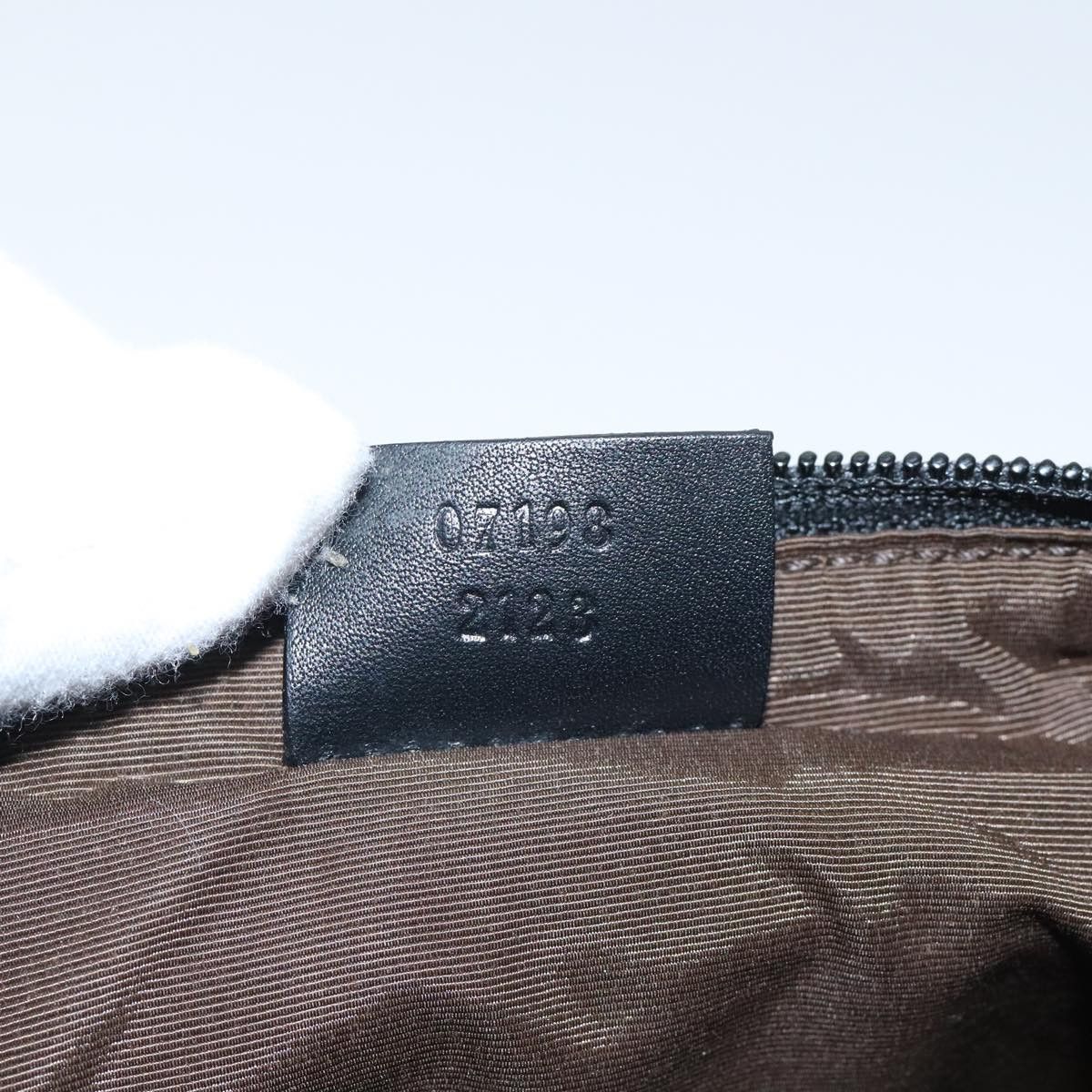 Gucci Baguette Black Canvas Clutch Bag (Pre-Owned) Size ONE SIZE - 13 Thumbnail