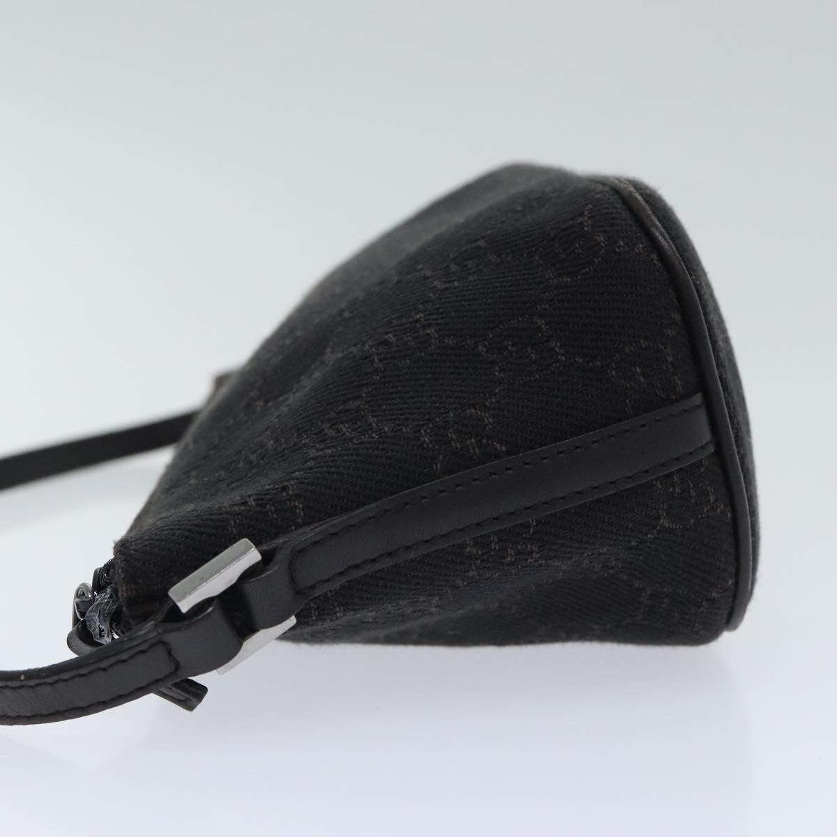Gucci Baguette Black Canvas Clutch Bag (Pre-Owned) Size ONE SIZE - 4 Thumbnail