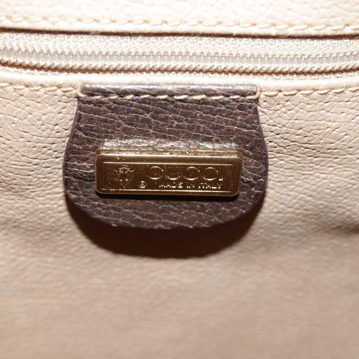 Gucci Sherry Beige Canvas Shoulder Bag (Pre-Owned) Size ONE SIZE - 14 Thumbnail