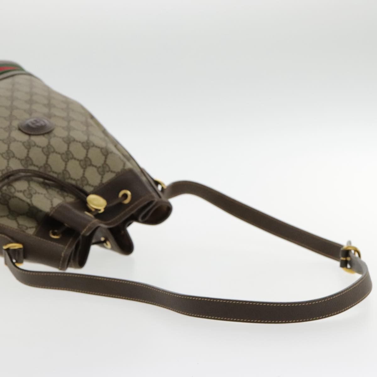 Gucci Sherry Beige Canvas Shoulder Bag (Pre-Owned) Size ONE SIZE - 5 Thumbnail