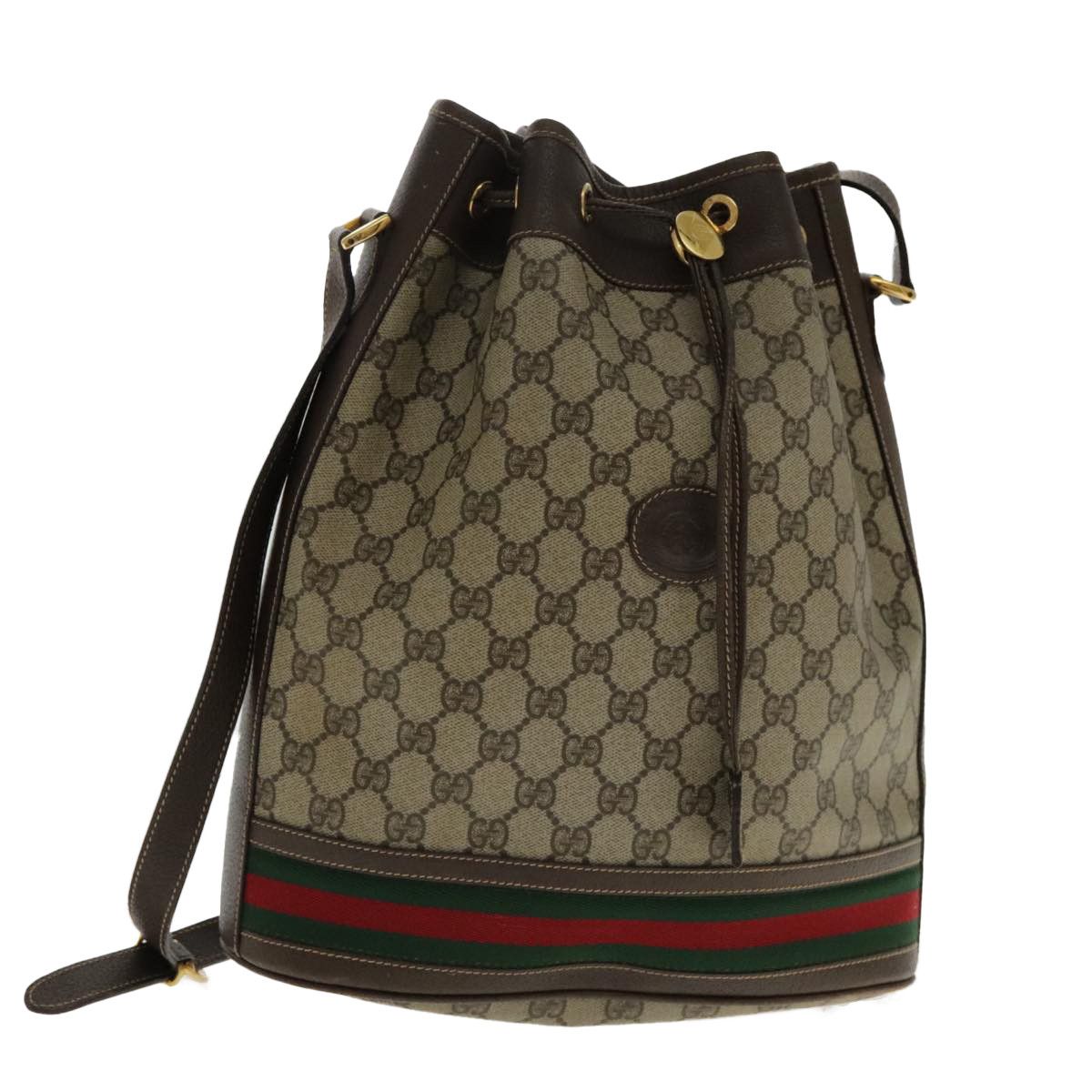 Gucci Sherry Beige Canvas Shoulder Bag (Pre-Owned) Size ONE SIZE - 16 Thumbnail