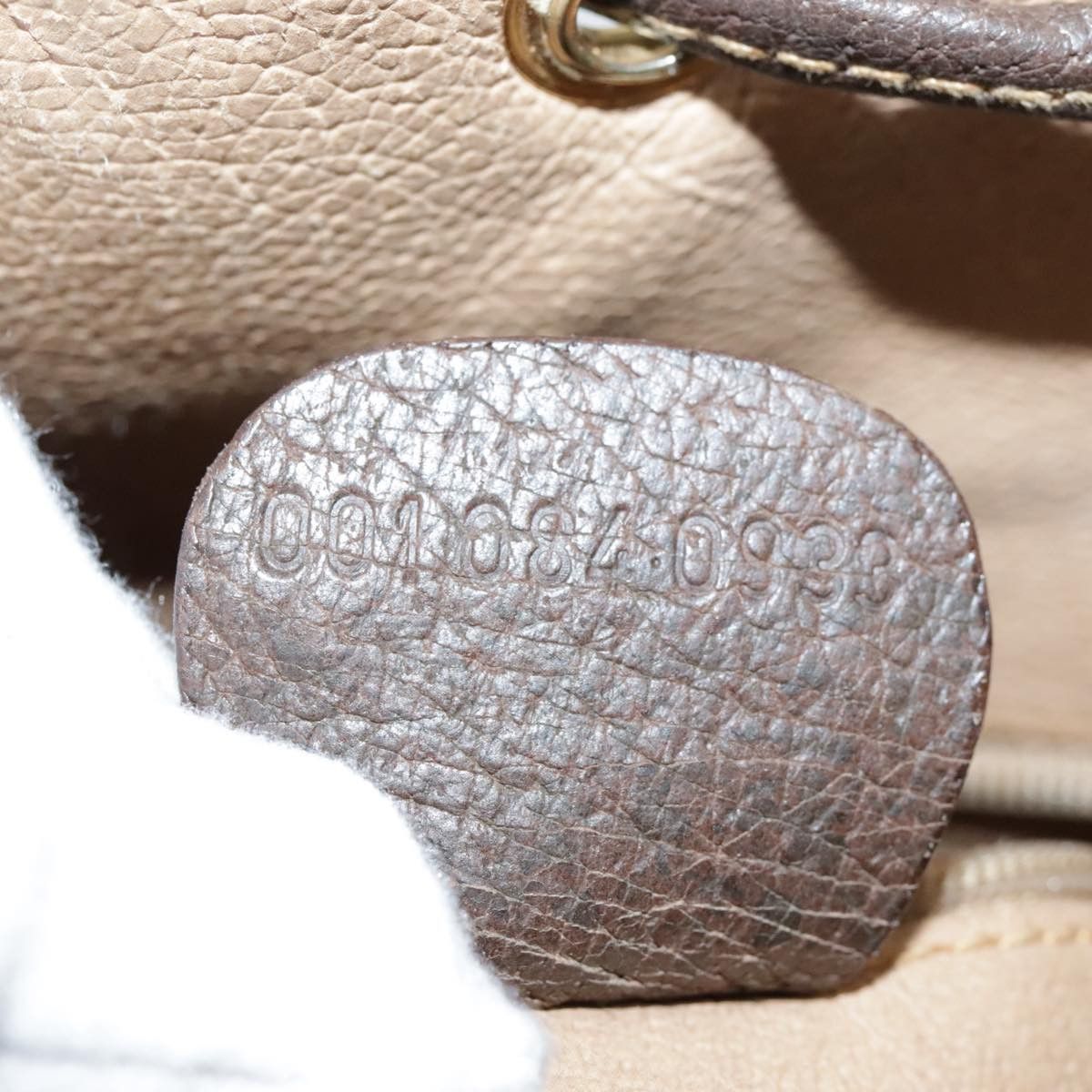 Gucci Sherry Beige Canvas Shoulder Bag (Pre-Owned) Size ONE SIZE - 13 Thumbnail