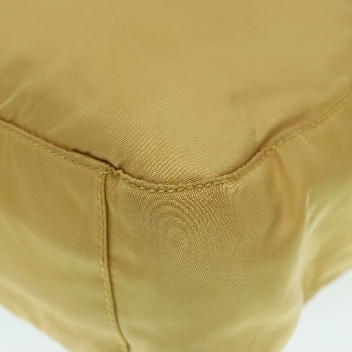 Prada Tessuto Yellow Synthetic Handbag (Pre-Owned) Size ONE SIZE - 16 Thumbnail