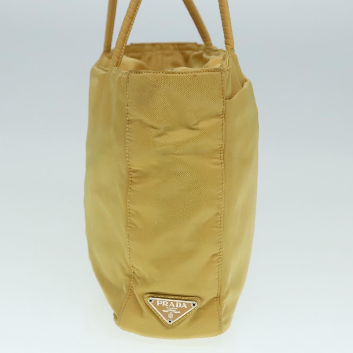 Prada Tessuto Yellow Synthetic Handbag (Pre-Owned) Size ONE SIZE - 3 Thumbnail
