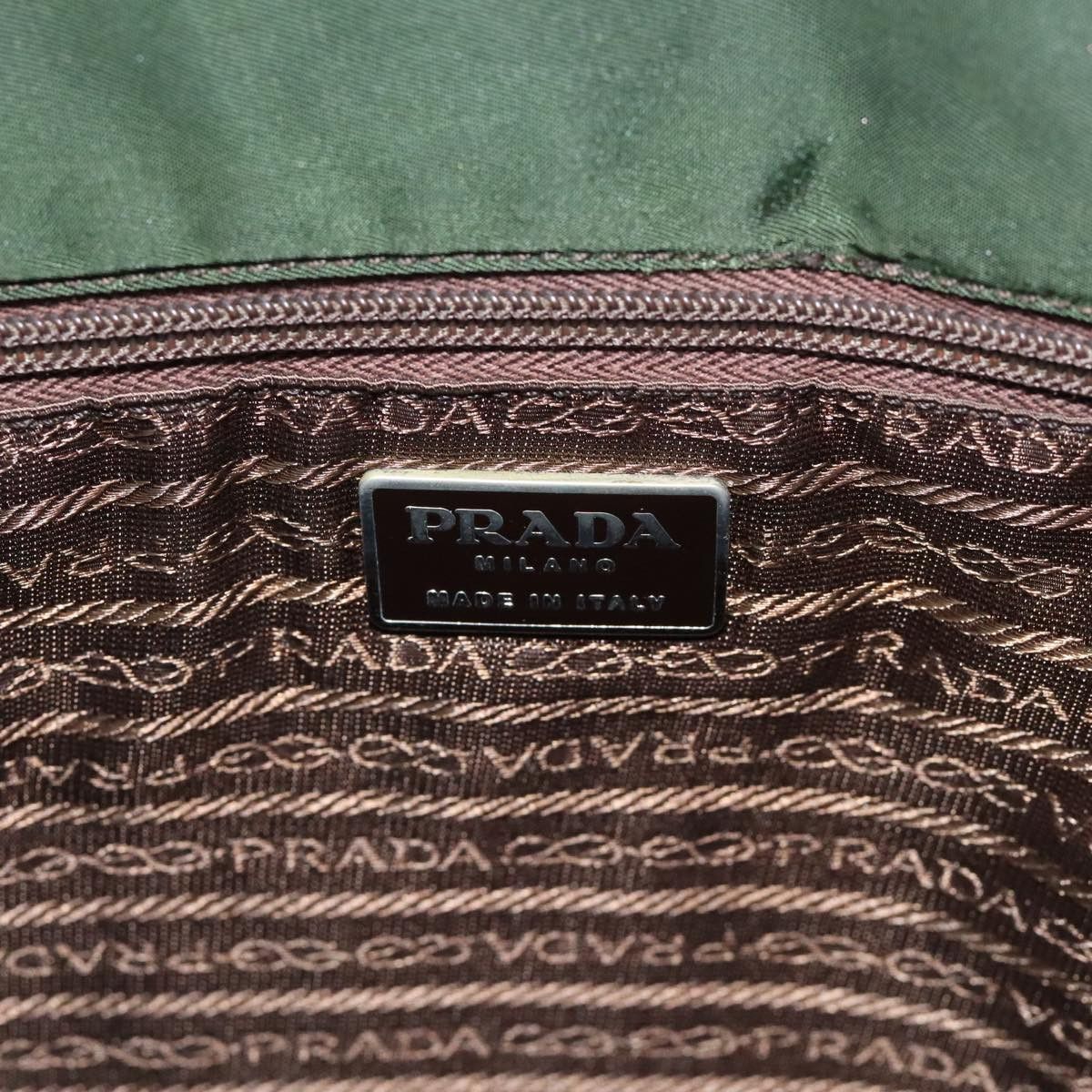 Prada Green Synthetic Tote Bag (Pre-Owned) Size ONE SIZE - 12 Thumbnail