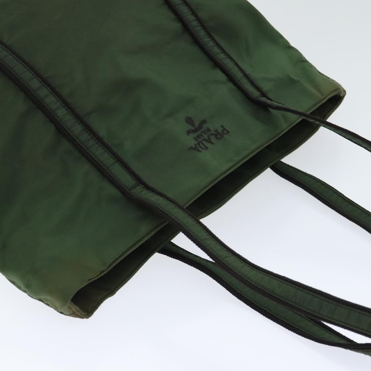 Prada Green Synthetic Tote Bag (Pre-Owned) Size ONE SIZE - 16 Thumbnail