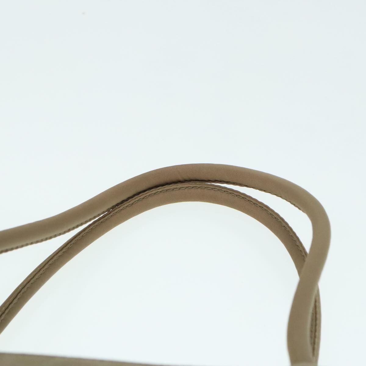 Prada Triangle Logo Beige Canvas Tote Bag (Pre-Owned) Size ONE SIZE - 6 Thumbnail