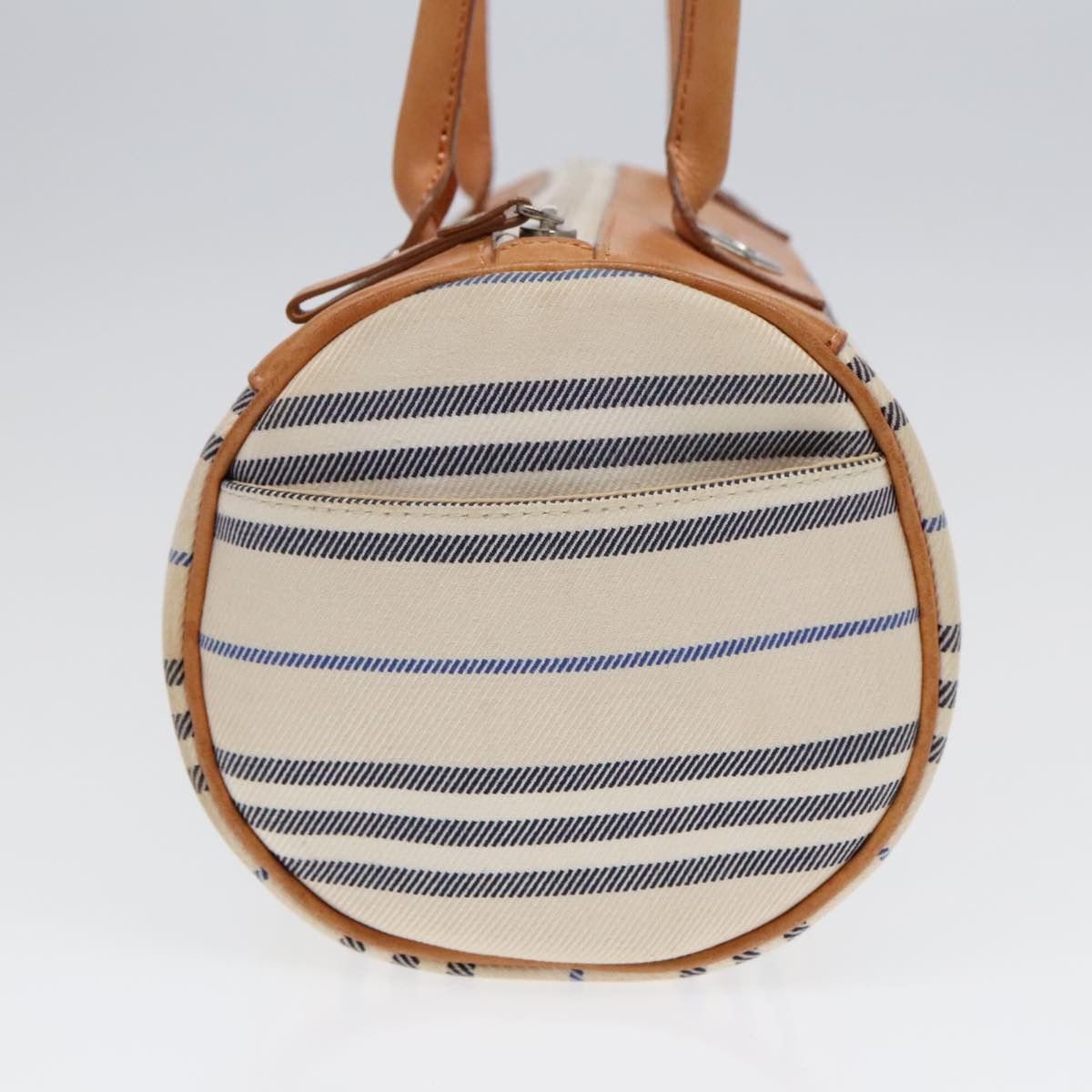 Burberry White Canvas Shoulder Bag (Pre-Owned) Size ONE SIZE - 3 Thumbnail