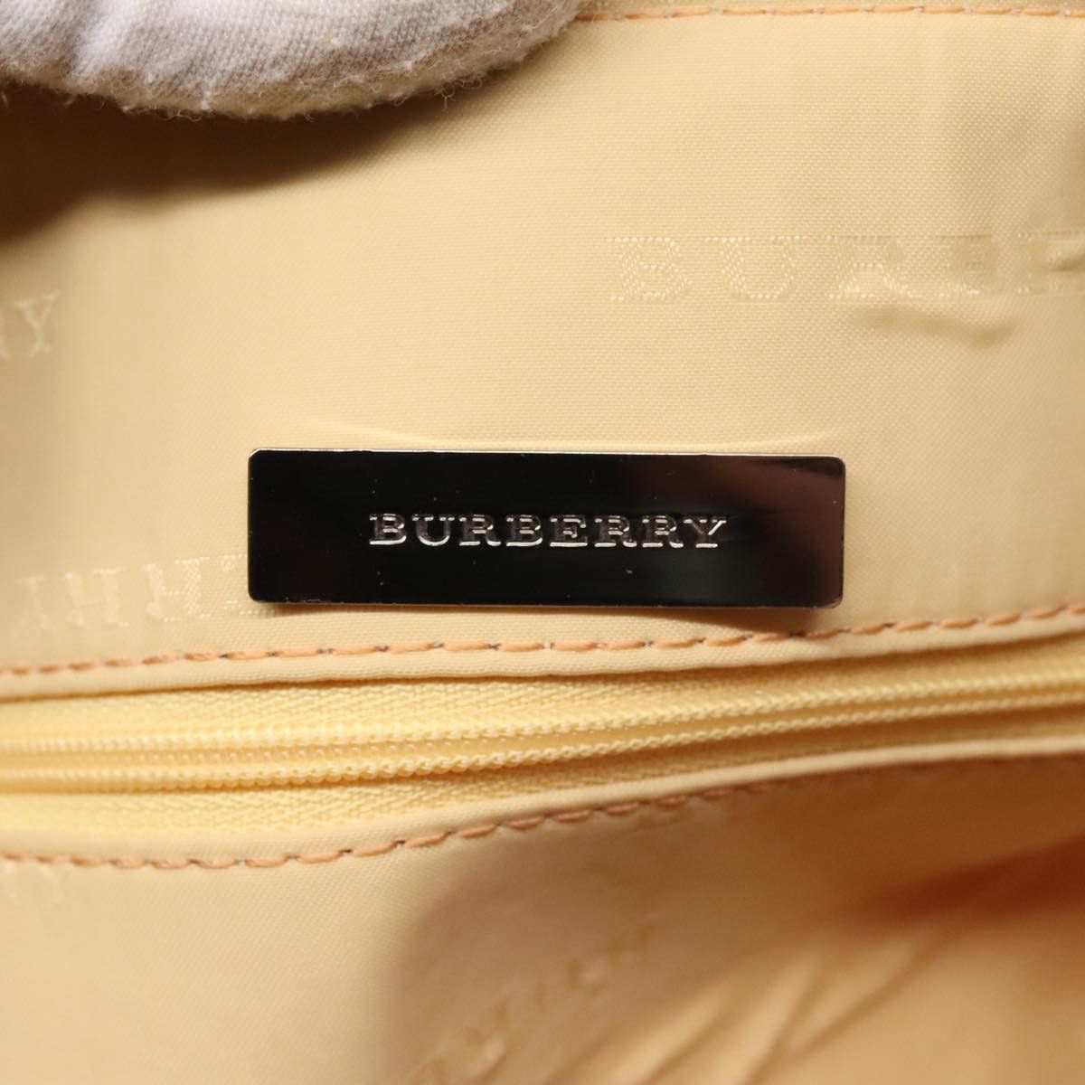 Burberry White Canvas Shoulder Bag (Pre-Owned) Size ONE SIZE - 13 Thumbnail