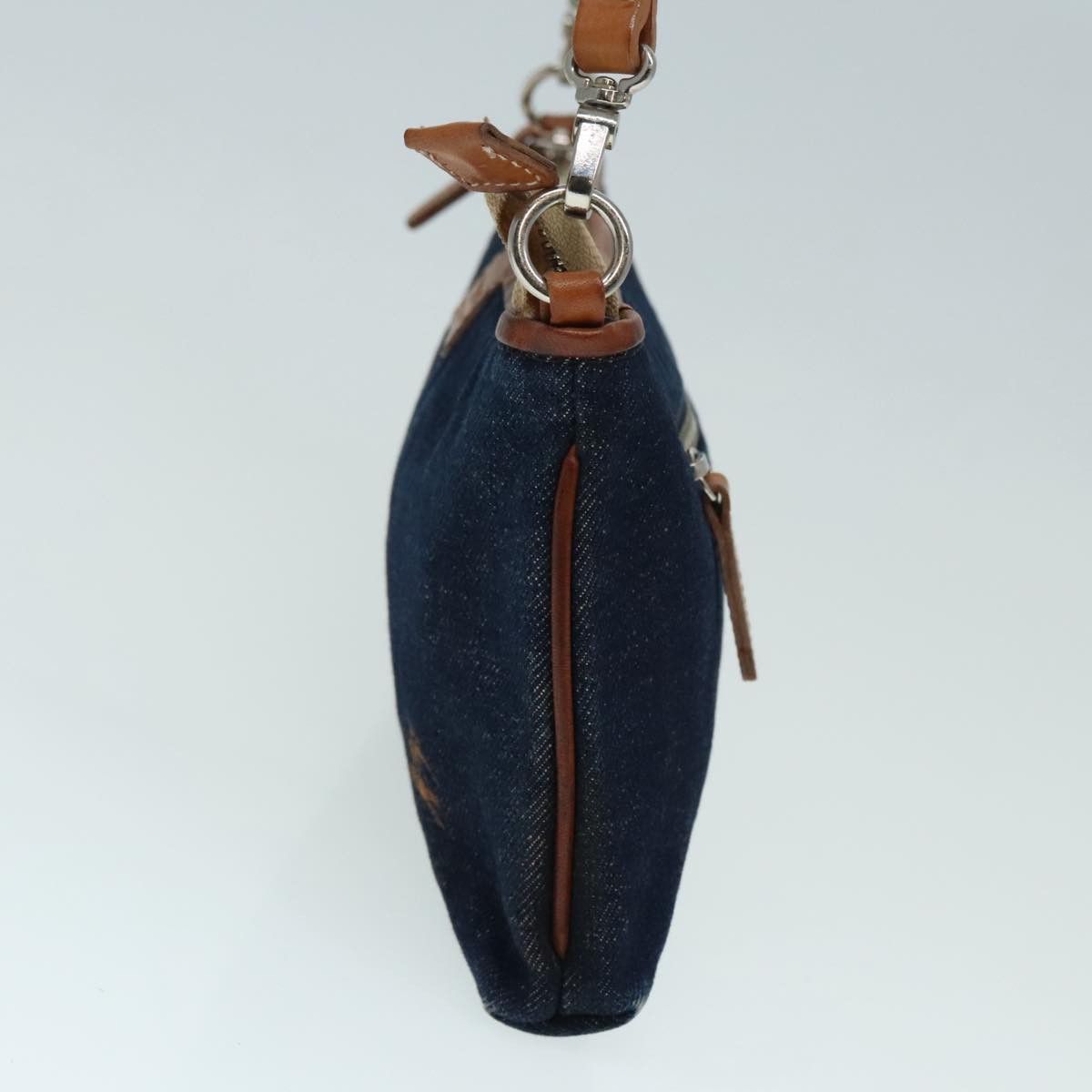 Burberry Navy Canvas Handbag (Pre-Owned) Size ONE SIZE - 3 Thumbnail
