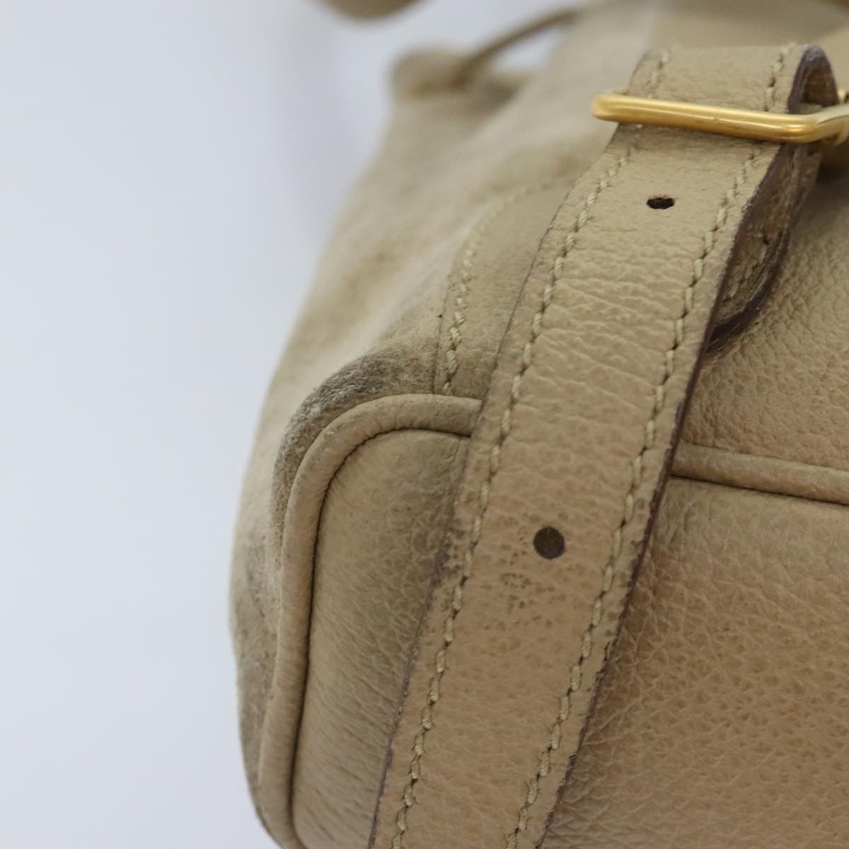 Gucci Bamboo Beige Suede Backpack Bag (Pre-Owned) Size ONE SIZE - 8 Thumbnail