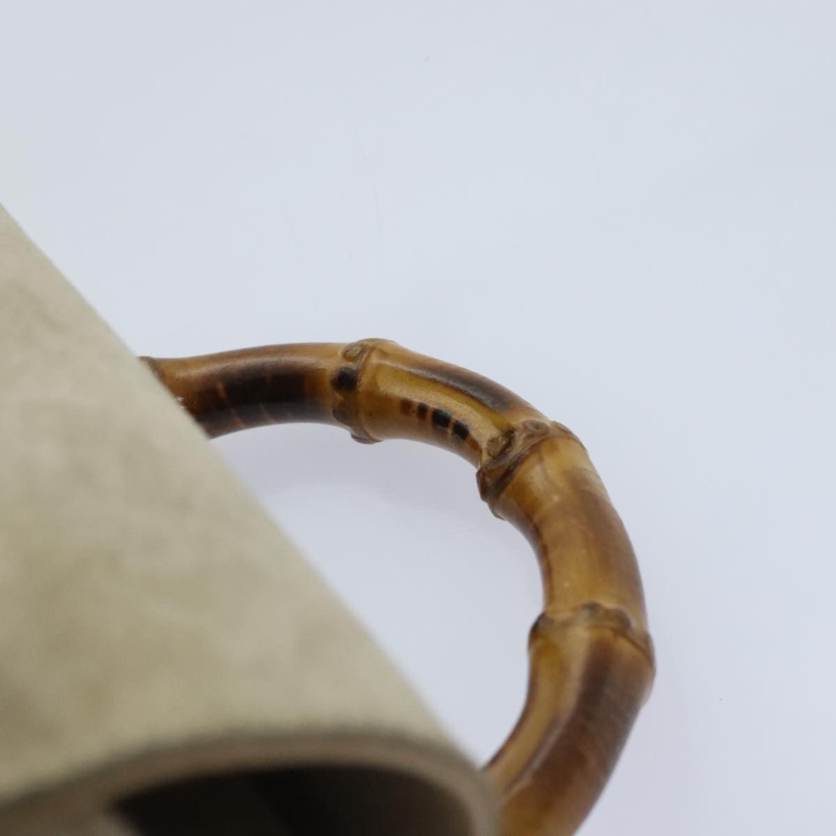 Gucci Bamboo Beige Suede Backpack Bag (Pre-Owned) Size ONE SIZE - 16 Thumbnail