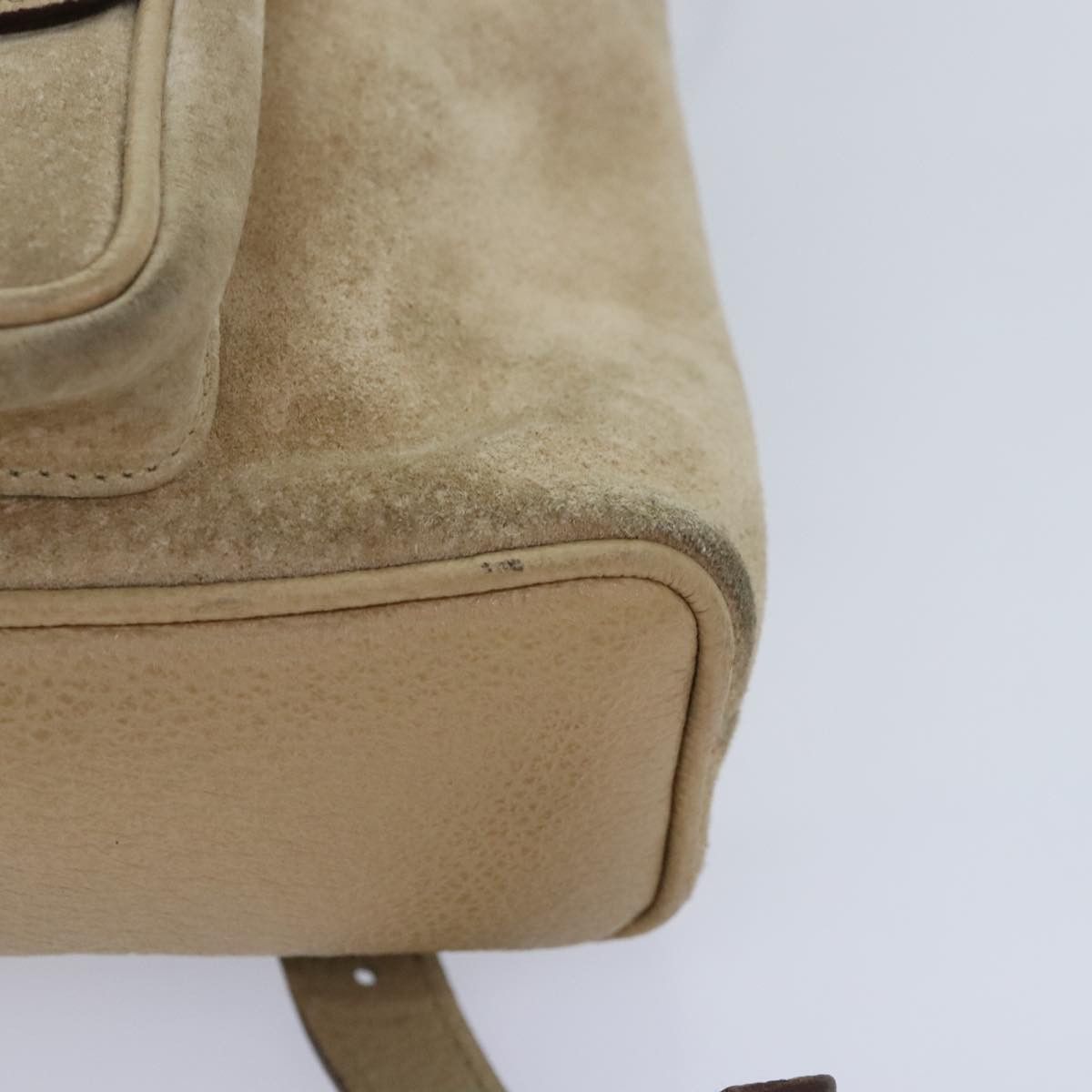 Gucci Bamboo Beige Suede Backpack Bag (Pre-Owned) Size ONE SIZE - 7 Thumbnail