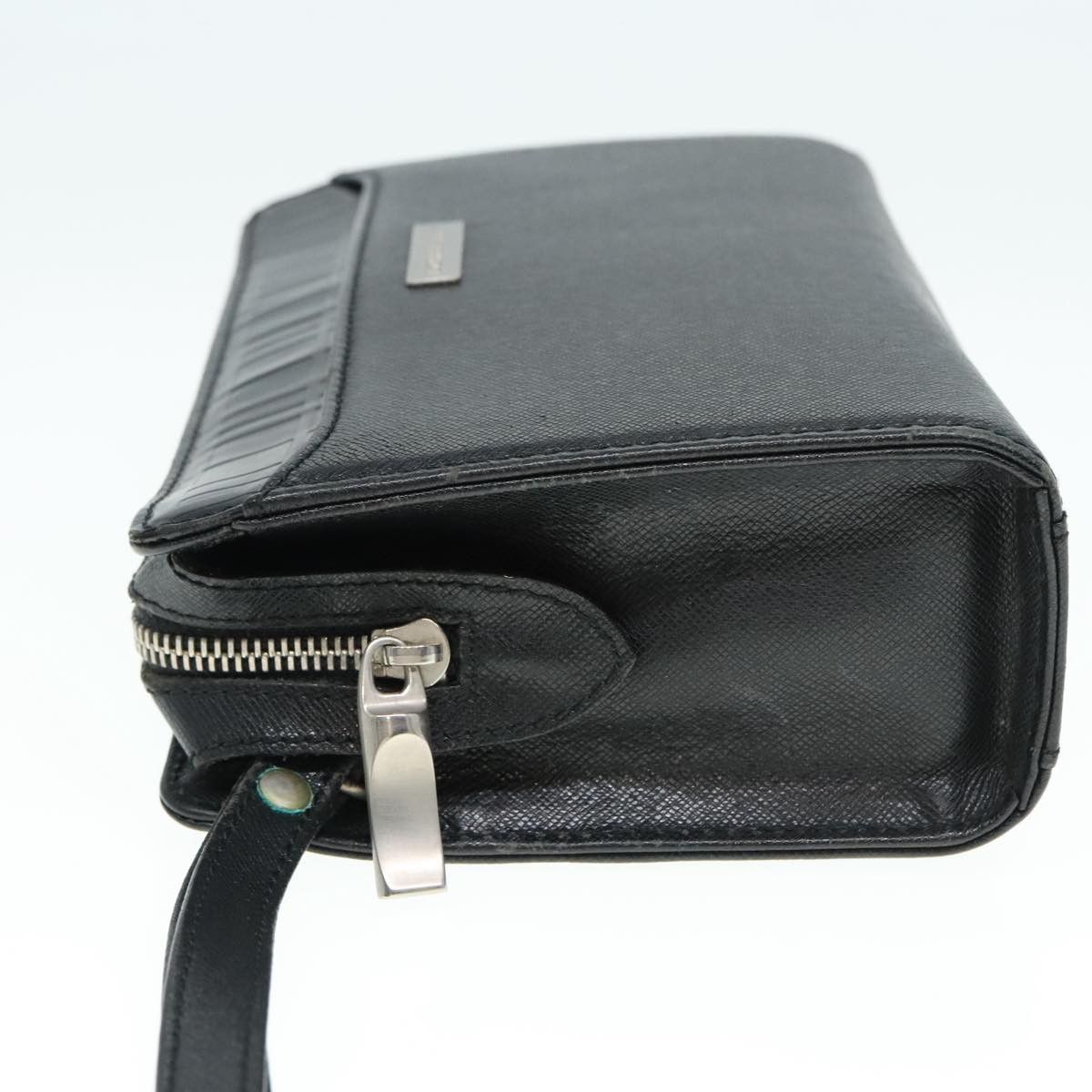 Burberry Black Leather Clutch Bag (Pre-Owned) Size ONE SIZE - 4 Thumbnail